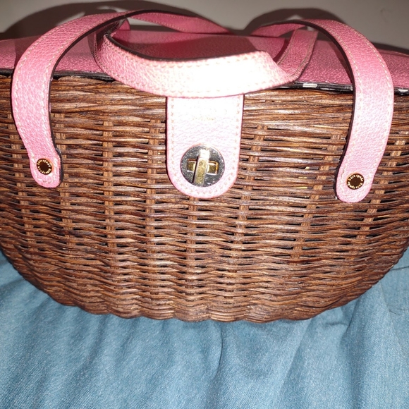 kate spade Handbags - Kate Spade vintage handwoven basket purse